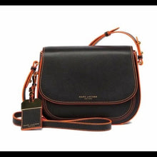 Load image into Gallery viewer, Marc Jacobs Black &quot;Rider&quot; Bag W/ Orange Piping
