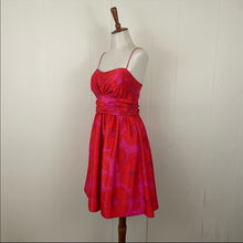 Load image into Gallery viewer, Eliza J. Hot Pink and Red Floral Dress - Size 2
