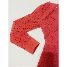 Load image into Gallery viewer, BCBG Max Azria Coral Eyelet Dress - XXS
