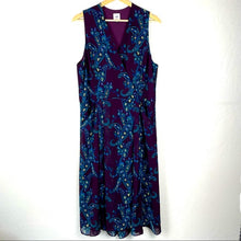 Load image into Gallery viewer, Cabi Eggplant Paisley Midi Dress - Size 8
