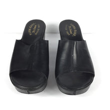 Load image into Gallery viewer, Kork-Ease Black Greer Leather Wedges - 7
