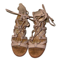 Load image into Gallery viewer, Dolce Vita Lace Up Cork Wedges - 7.5
