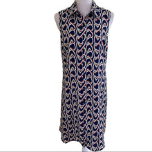 Load image into Gallery viewer, CABI Heart Chain Print Shirt Dress - Size Small
