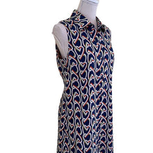 Load image into Gallery viewer, CABI Heart Chain Print Shirt Dress - Size Small
