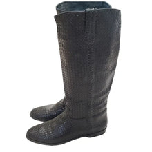 Load image into Gallery viewer, Cole Haan Woven Leather Knee Boots - 5.5
