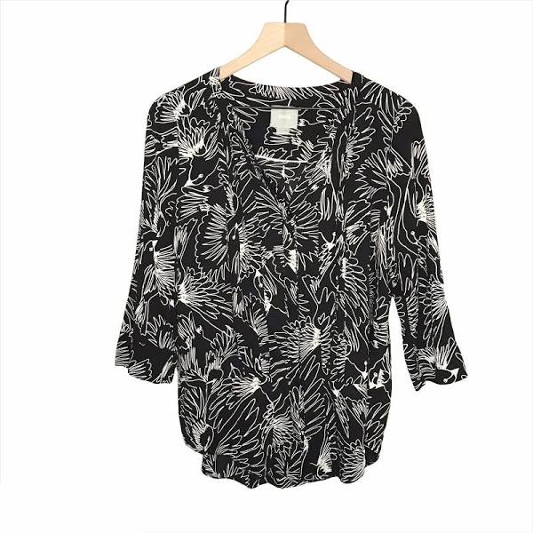 Anthro Maeve Sparrows Blouse - 6