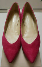 Load image into Gallery viewer, Thrifted Hot Pink Suede Marc Fisher Flats - 8.5
