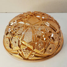 Load image into Gallery viewer, Vintage Jeanette Carnival Glass Serving Bowl - Peach
