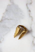 Load image into Gallery viewer, Brass Adjustable Wing Ring
