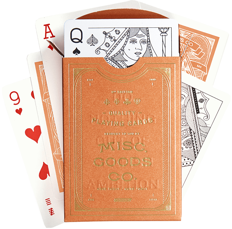 Premium Deck of Playing Cards - Sunset