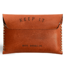 Load image into Gallery viewer, Keep It Leather Wallet - Cognac

