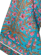 Load image into Gallery viewer, Block Printed Cotton Kimono Robe
