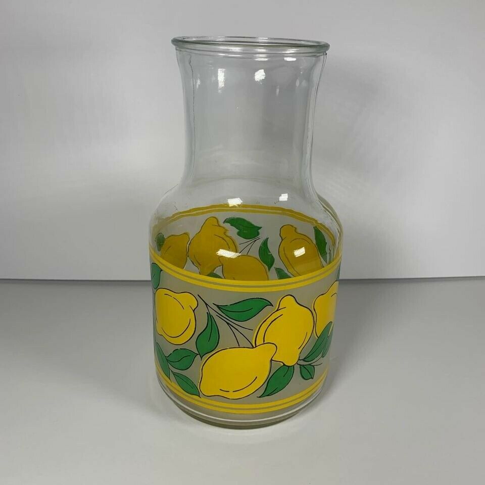 Vintage KIG Lemons Carafe