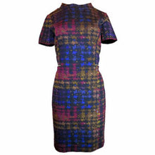 Load image into Gallery viewer, Tahari by ASL Multicolored Houndstooth Dress- 14
