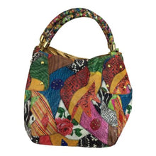 Load image into Gallery viewer, Braciano Colorful Patchwork Snakeskin Handbag
