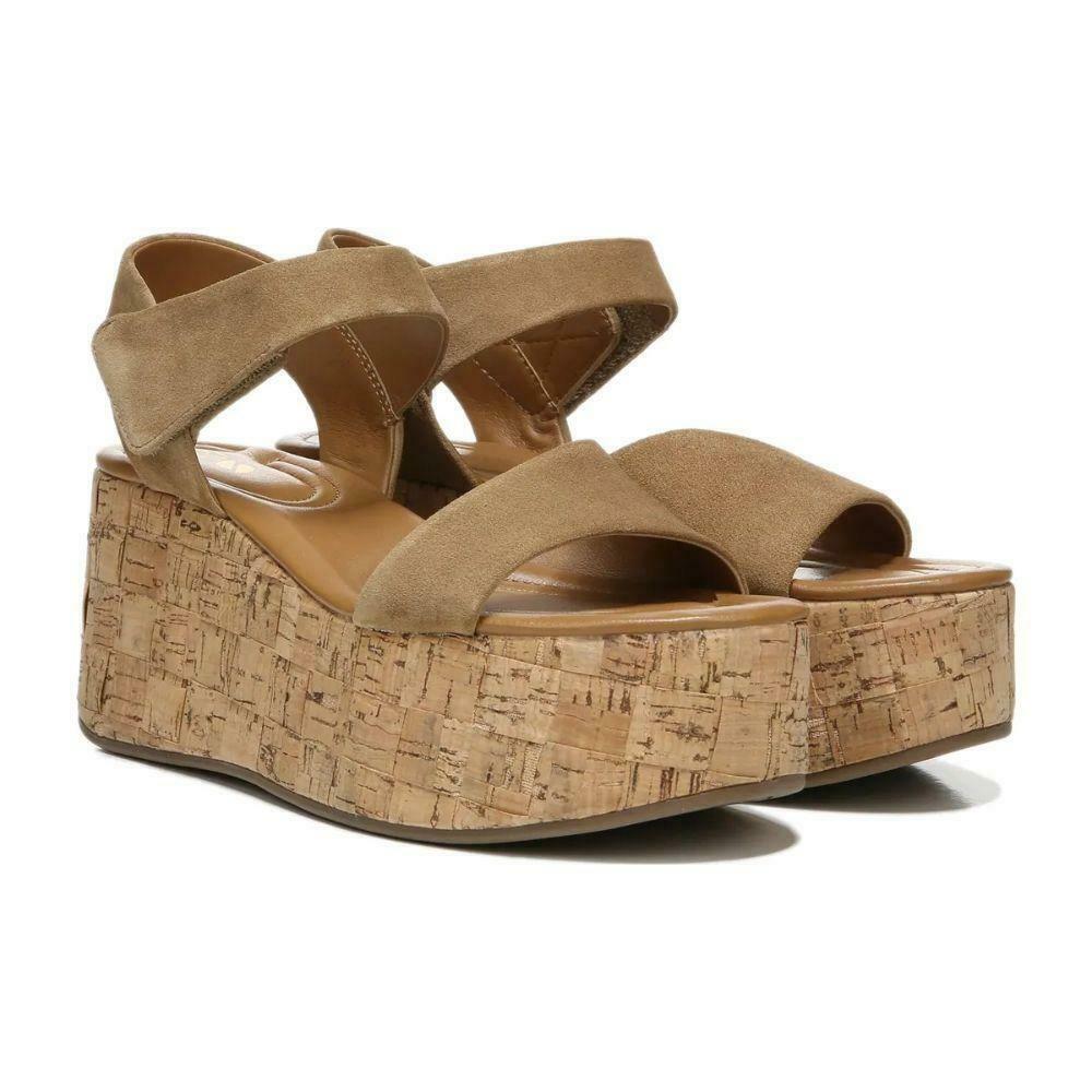 Franco Sarto Demi2 Woven Cork Wedge Sandals - 9.5