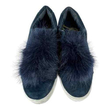 Load image into Gallery viewer, Sam Edelman &quot;Leya&quot; Navy Suede Slip On Sneakers with Puff- 7.5
