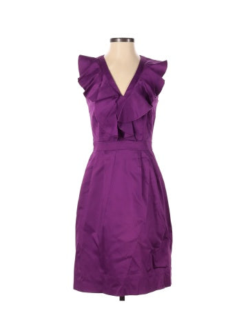 Tahari Purple Sheath Dress - 8