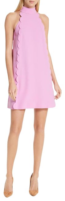 Ted Baker Lilac Scalloped Halter Dress - Size 4