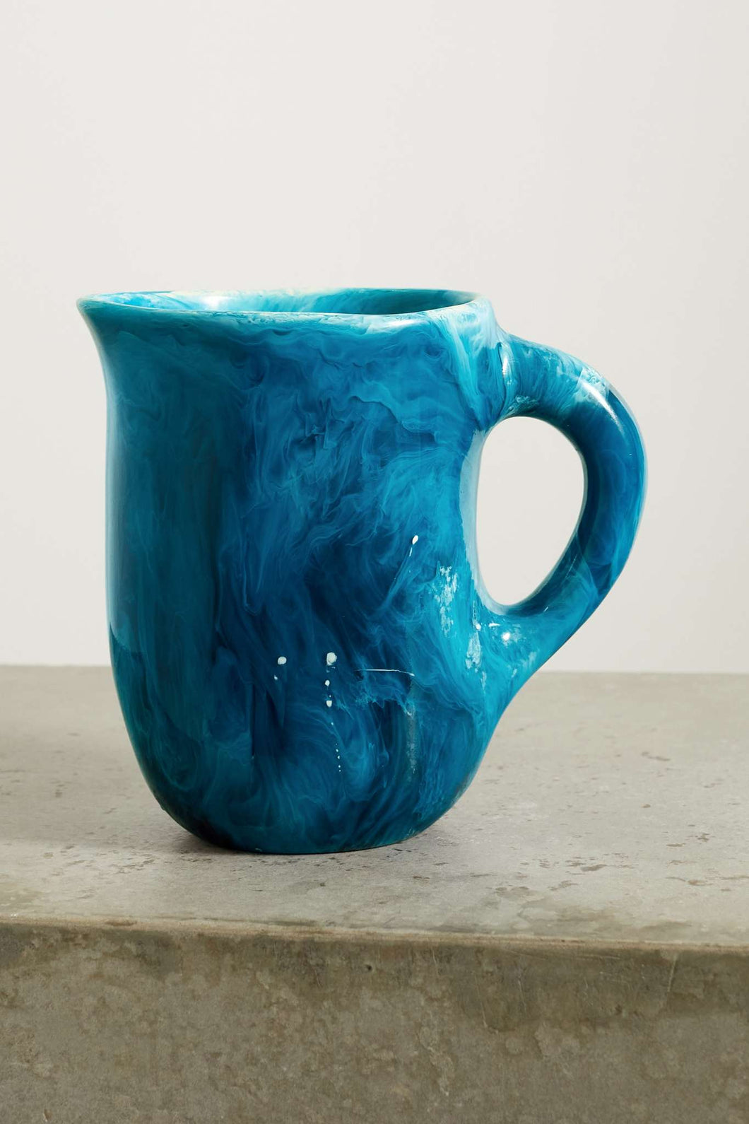 Dinosaur Designs Resin Rock Jug Pitcher - Blue