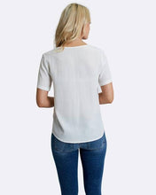Load image into Gallery viewer, Silk T-Shirt in True White
